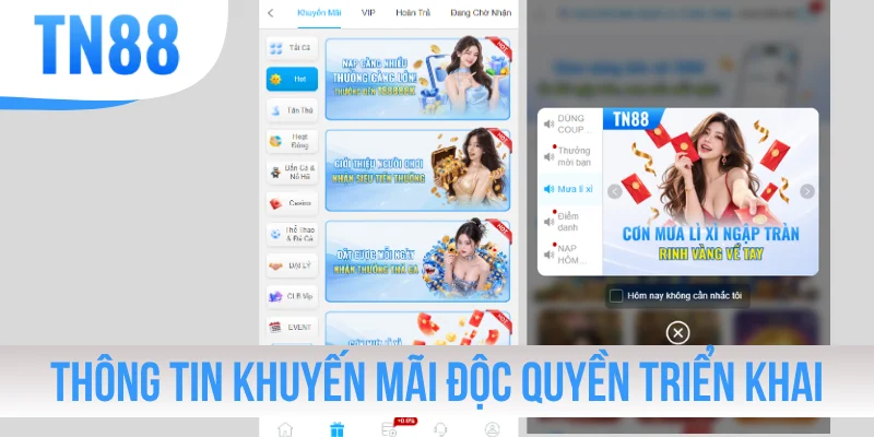 Thông tin khuyến mãi độc quyền đang triển khai